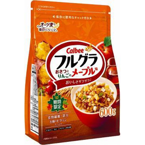 カルビー フルグラおさつとりんごのメープ 600g
