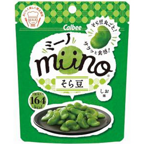 カルビー miino そら豆しお味28g