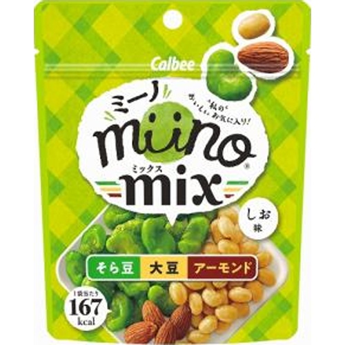 カルビー　miinoそら豆大豆アーモンド　29g