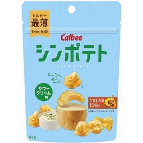 株式会社タジマヤ カルビー シンポテトサワークリーム味 42g