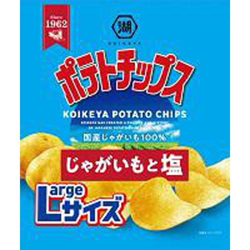 湖池屋 Lサイズポテト じゃがいもと塩126g【04/03 新商品】