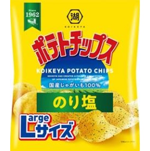 湖池屋 Lサイズポテトチップス のり塩112g【07/21 新商品】