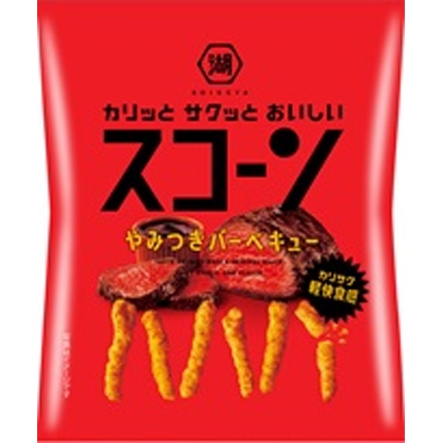 湖池屋 小袋スコーン やみつきバーベキュー33g【07/21 新商品】