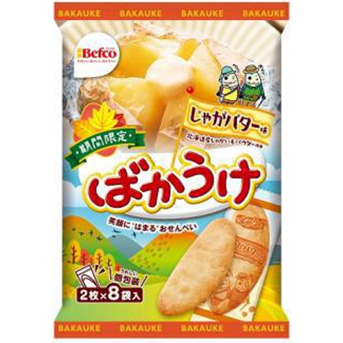 栗山 ばかうけじゃが バター味2枚×8袋