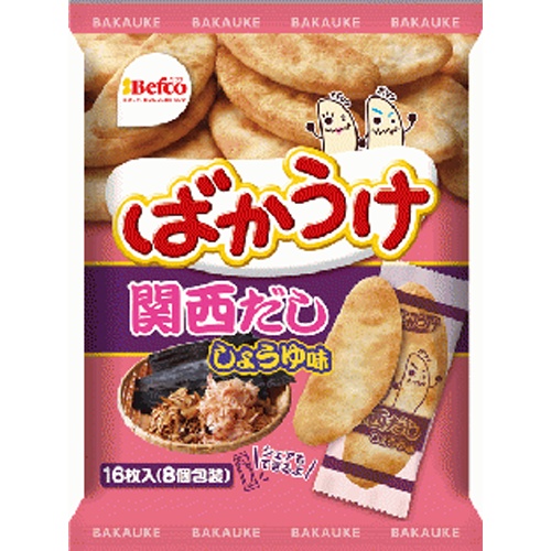 栗山 ばかうけ関西だししょうゆ味 16枚【07/07 新商品】