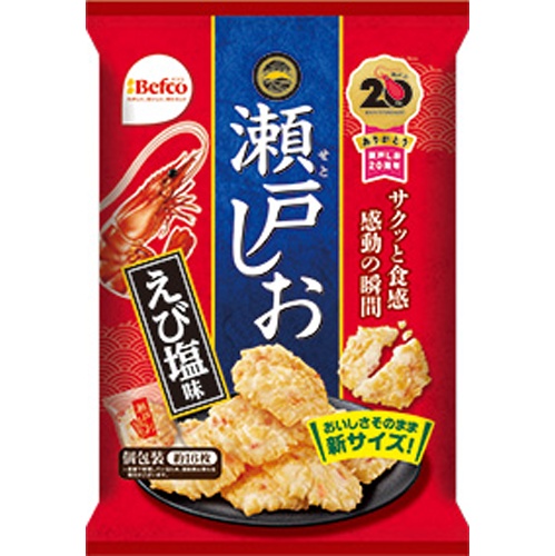 ◆栗山 瀬戸しお えび塩味76g【09/01 新商品】
