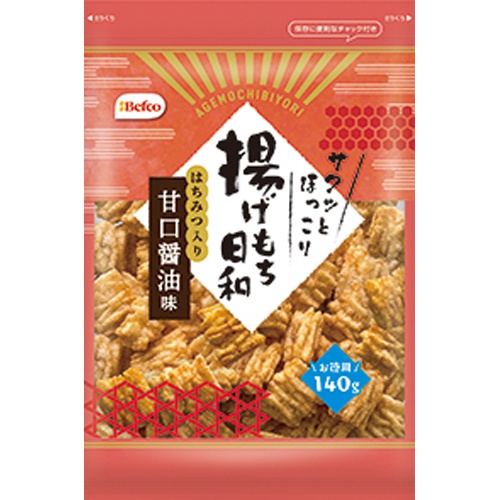 栗山 140g揚げもち日和甘口醤油味