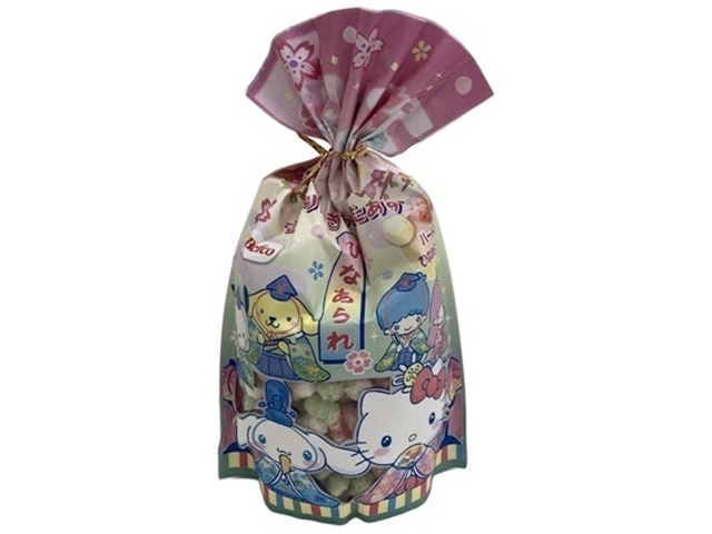 栗山 巾着サンリオキャラクターズひなあられ60g