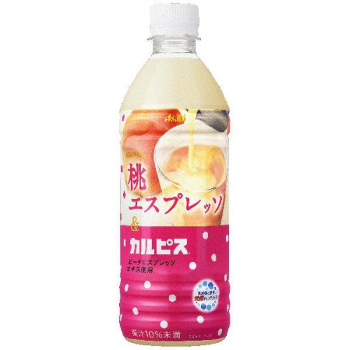 カルピス 桃エスプレッソ P500ml【01/11 新商品】