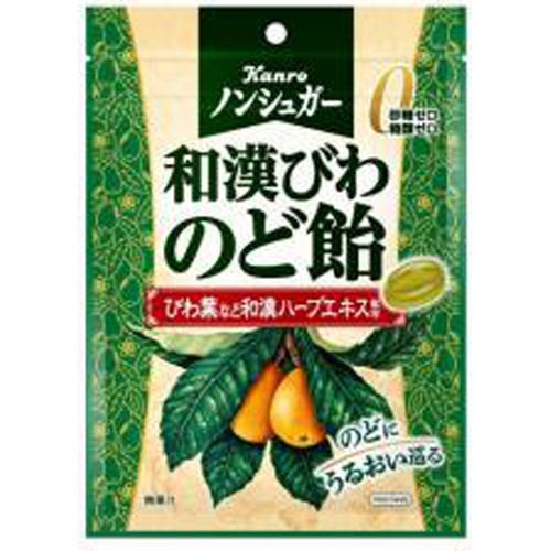 カンロ ノンシュガー和漢びわのど飴 80g