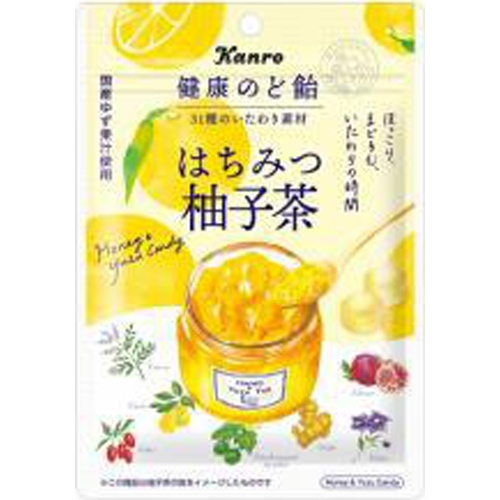 カンロ 健康のど飴 はちみつ柚子茶80g