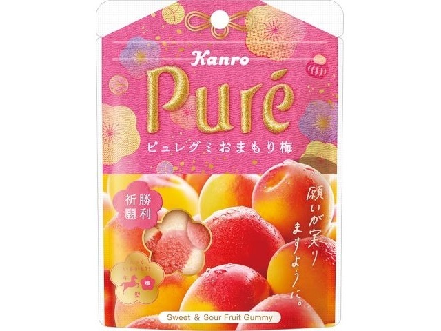カンロ ピュレグミ おまもり梅 52g【12/01 新商品】