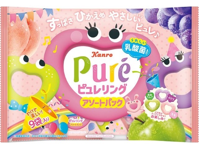 カンロ ピュレリング アソートパック 92g【11/03 新商品】