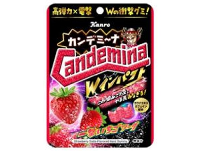 カンデミーナグミ Wインパクト一撃いちごソーダ【11/24 新商品】
