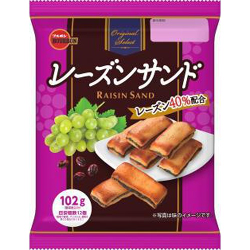 ブルボン レーズンサンド 102g