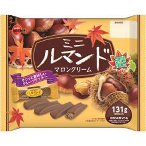 ブルボン ミニルマンドマロンクリーム131g【08/09 新商品】