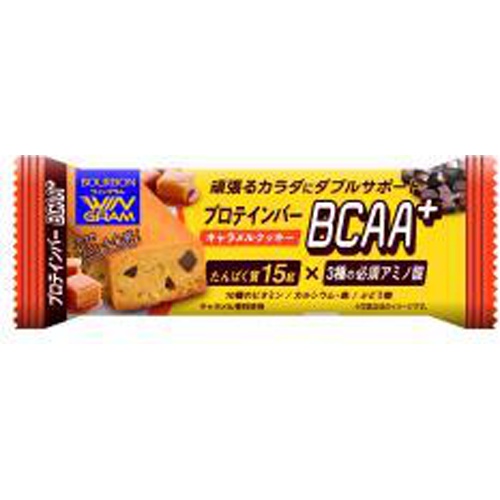 ブルボン プロテインバーBCAA+キャラメルクッキー【05/02 新商品】