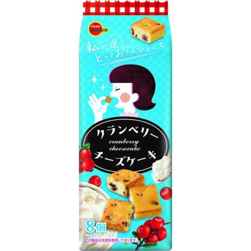 ブルボン クランベリーチーズケーキ 8個【04/15 新商品】