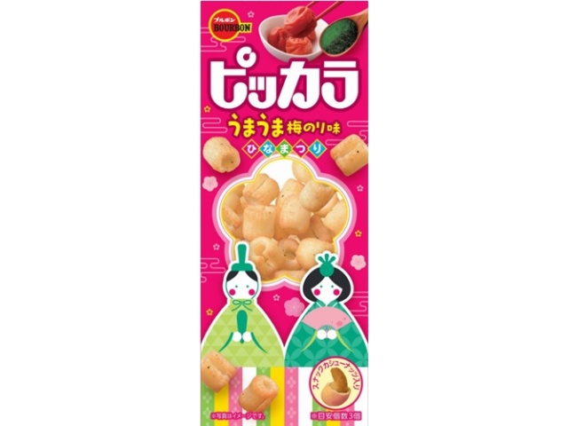 ブルボン ピッカラ うまうま梅のり味45g【01/13 新商品】