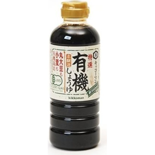 【萬】特撰有機しょうゆ 500ml