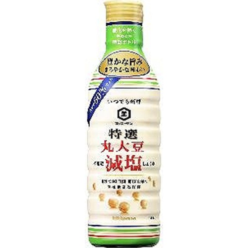 【萬】いつでも新鮮特選丸大豆減塩しょうゆ450ml