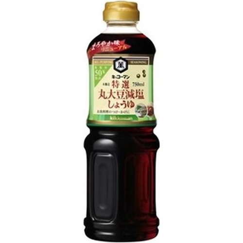 【萬】特選丸大豆減塩しょうゆ 750ml