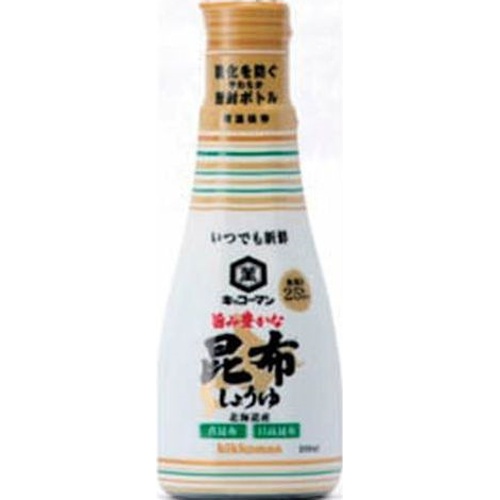 【萬】いつでも新鮮旨み豊かな昆布しょうゆ200ml