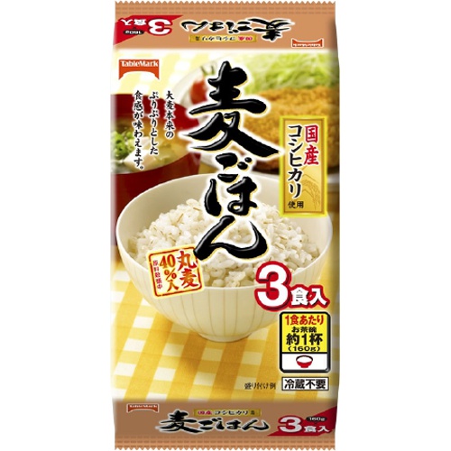 テーブルM 麦ごはん 160g×3食