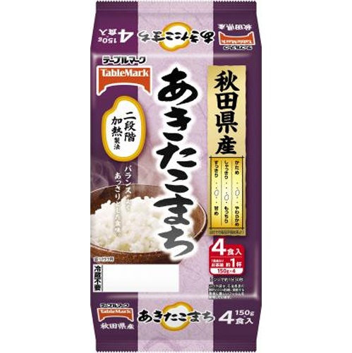 テーブルM たきたてご飯秋田県産あきたこまち 4食