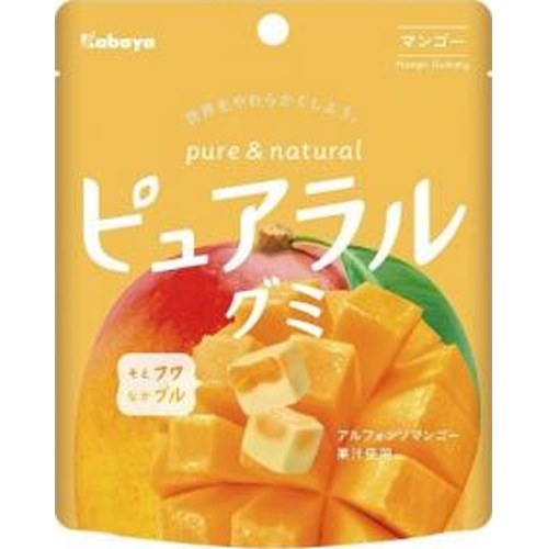 カバヤ　ピュアラルグミ　マンゴー５８ｇ