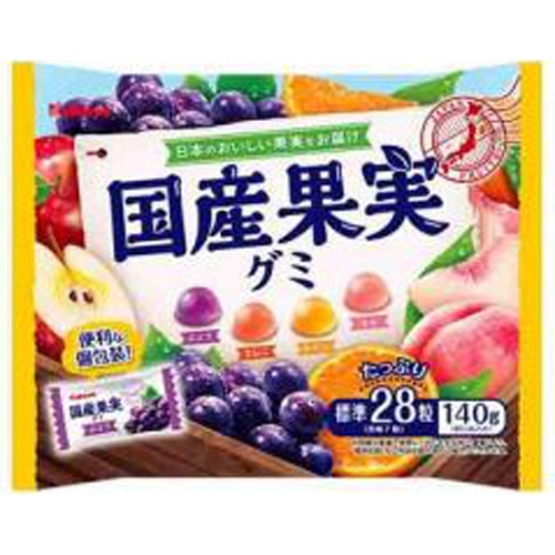 カバヤ 国産果実グミ 140g【04/04 新商品】