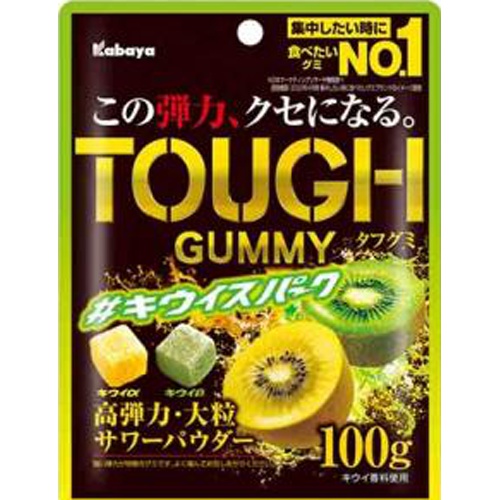 カバヤ タフグミキウイスパーク 100g【12/05 新商品】