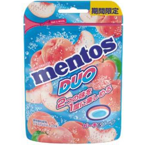 メントス Duoピーチ ソーダ 45g 商品紹介 お菓子 駄菓子の仕入れや激安ネット通販なら菓子卸問屋タジマヤ メントス Duoピーチ ソーダ 45g 商品紹介 お菓子 駄菓子の仕入れや激安ネット通販なら菓子卸問屋タジマヤ