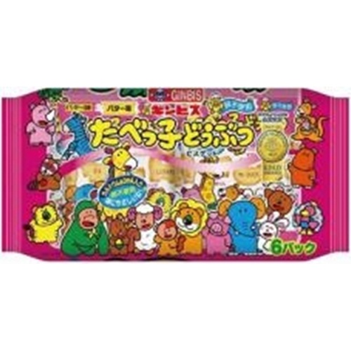 ギンビス たべっ子どうぶつ バター味6P