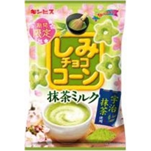 ギンビス しみチョココーン 抹茶ミルク55g