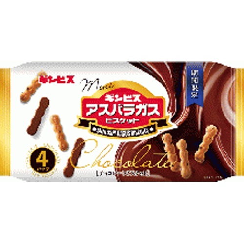 ギンビス ミニアスパラガスチョコ 4パック【09/29 新商品】