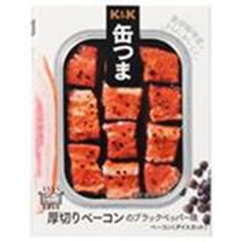 K&K 缶つま 厚切ベーコンブラックペッパー105g