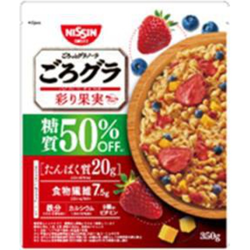 シスコ ごろグラ糖質50%オフ 彩り果実350g【09/25 新商品】