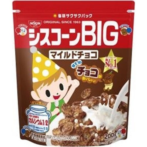 シスコーンBIG マイルドチョコ 200g