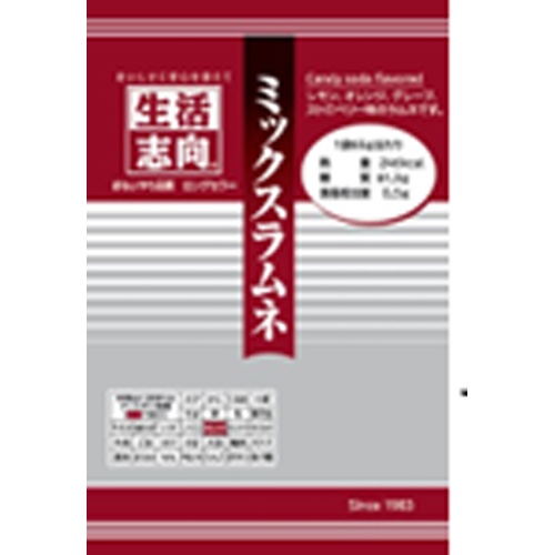 生活志向 ミックスラムネ 65g【04/17 新商品】