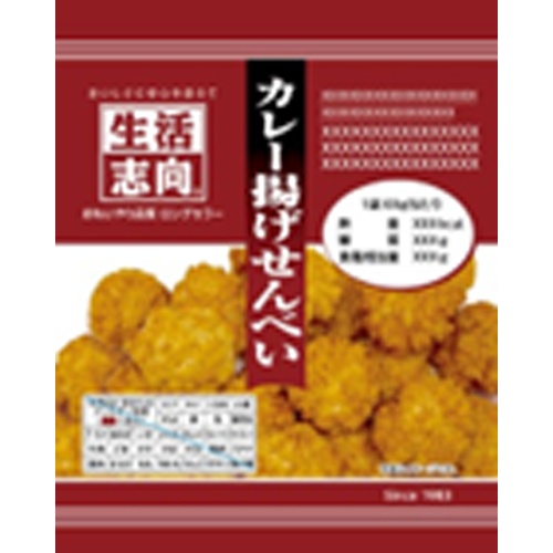生活志向 カレー揚げせんべい 60g【04/17 新商品】