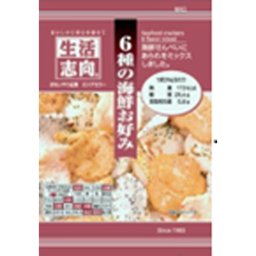 生活志向 6種の海鮮お好み 39g【04/17 新商品】