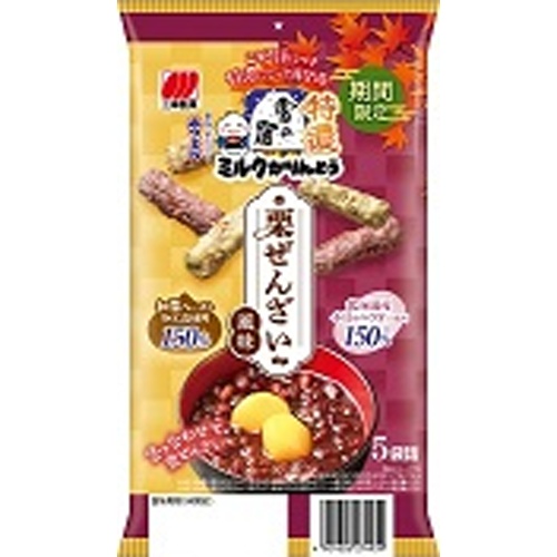 三幸 特濃雪の宿ミルクかりんとう栗ぜんざい83g【07/28 新商品】