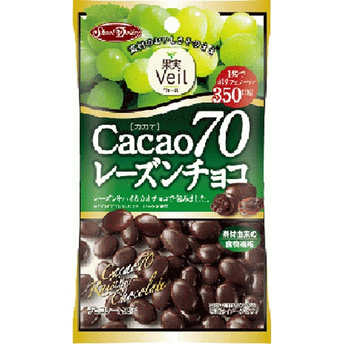 正栄 果実Veil カカオ70レーズンチョコ40g