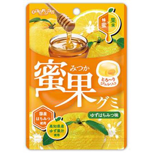 扇雀飴 蜜果グミ ゆずはちみつ味34g【09/20 新商品】