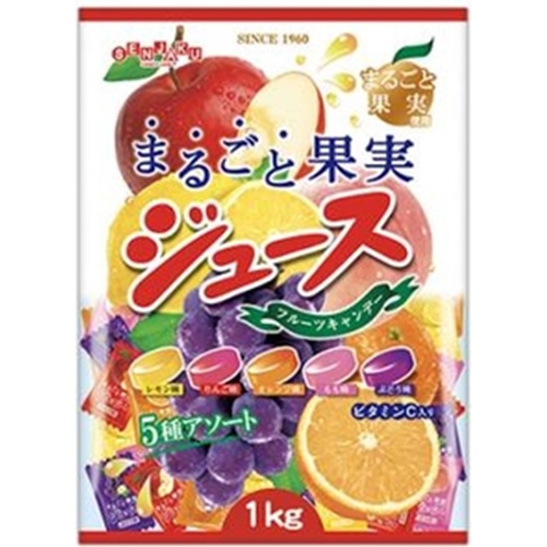 扇雀飴 まるごと果実ジュースキャンデー 1kg