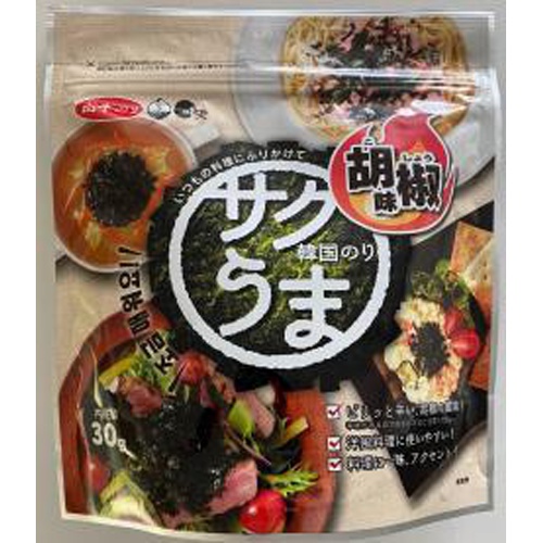 白子 サクうま韓国のり 胡椒味30g