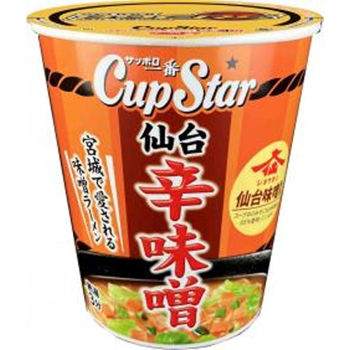 サッポロ一番 カップスター 仙台辛味噌【07/22 新商品】