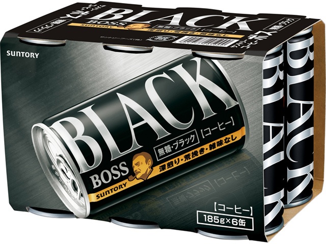 ボス 6缶パック 無糖ブラック【10/01 新商品】