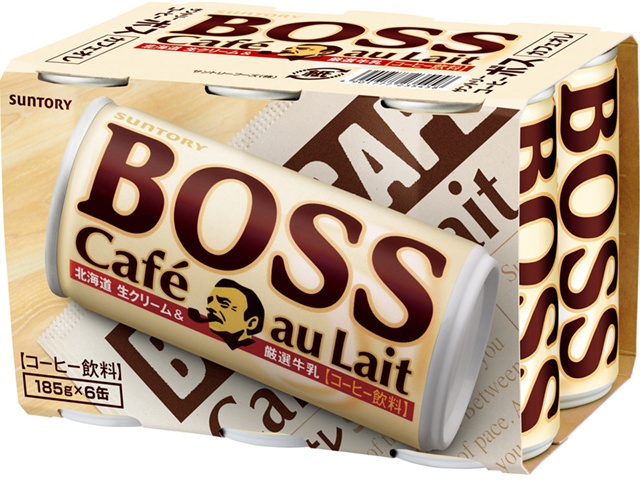 ボス 6缶パックカフェオレ【10/01 新商品】